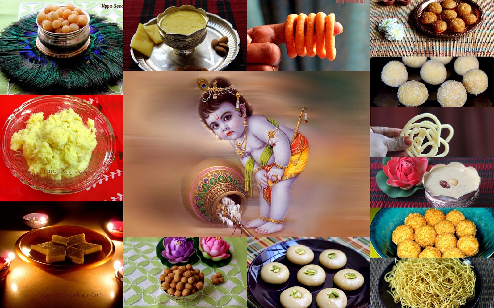 11 Conventional dishes to have a good time Lord Krishna’s start